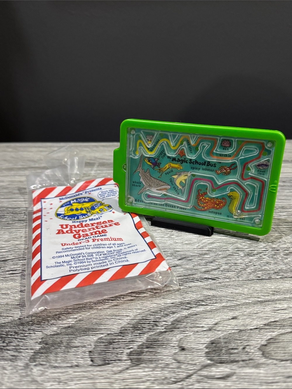 McDonald’s | Magic School Bus: Undersea Adventure Game (1994) - Happy Meal Toy